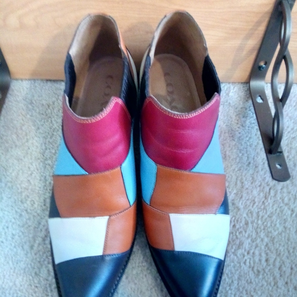 Vintage coach Ankle boots